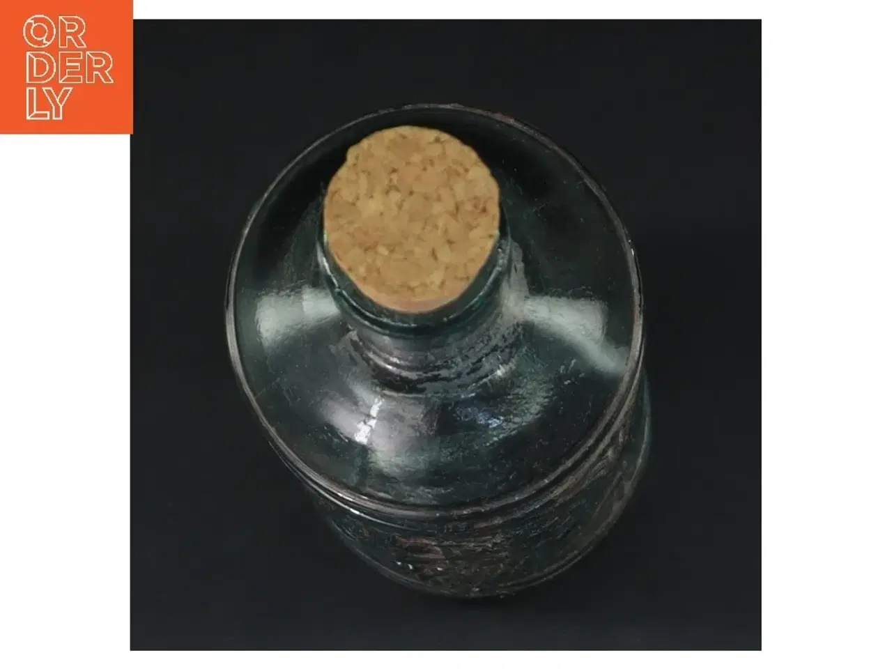 Billede 3 - Dekorativ flaske med korkprop (str. 22,5 cm)