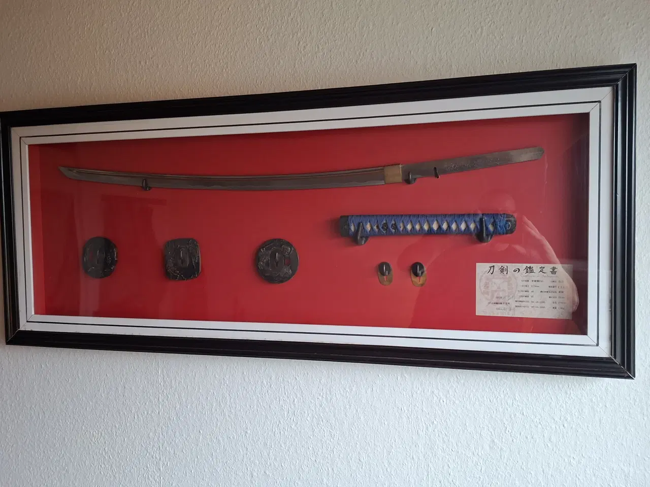 Billede 1 - Samurai Katana sværd i montre