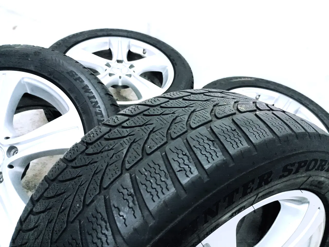 Billede 7 - 5x112 17" ET40 nav 66,6ø Mercedes vintersæt Inkl.T