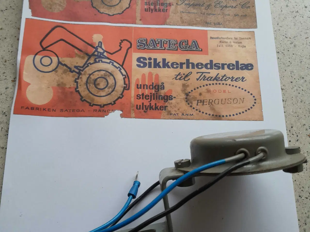 Billede 3 - Sikkerhedsrelæ anti stejl til traktor.