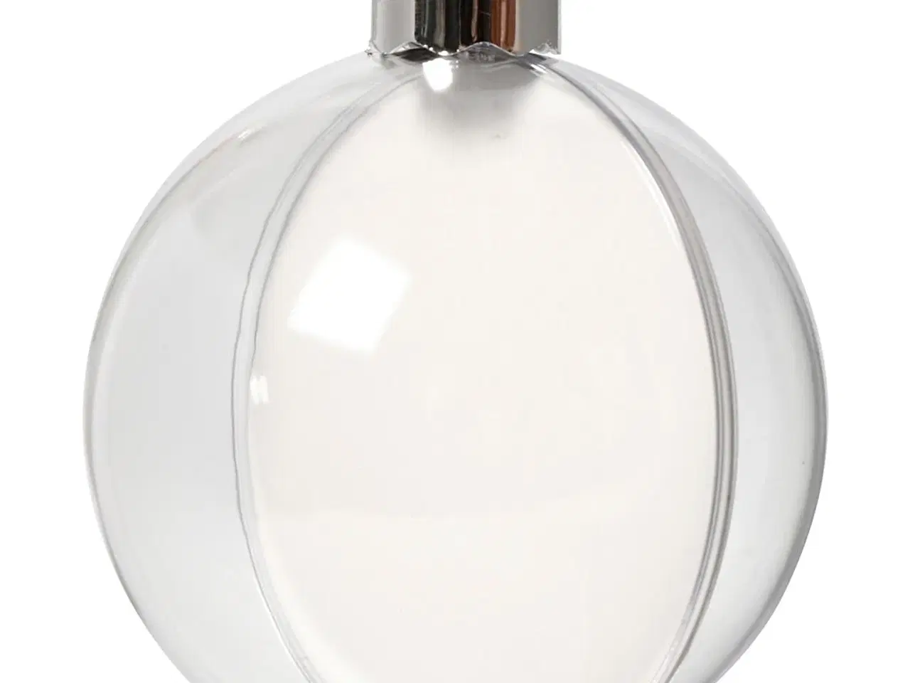 Billede 1 - Transparent Deko-kugler 8 cm - 5 stk. til dekoration