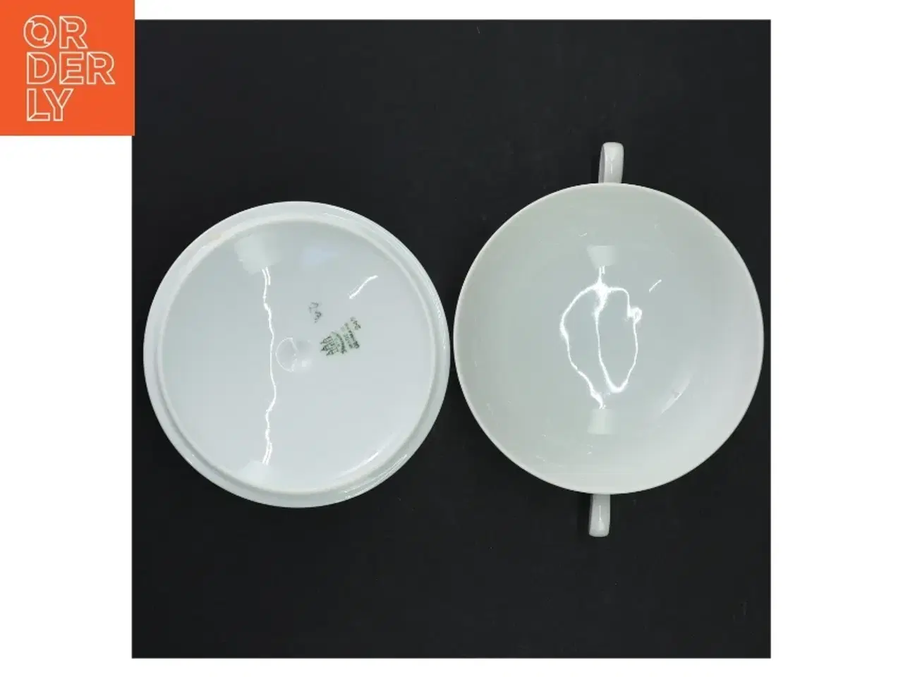 Billede 5 - B&G Porcelæns suppeterrin med låg (str. Ø. 12,5 cm)