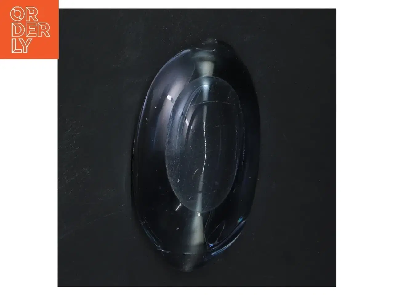 Billede 3 - Holmegaard skål i blåt glas(str. 14 cm)