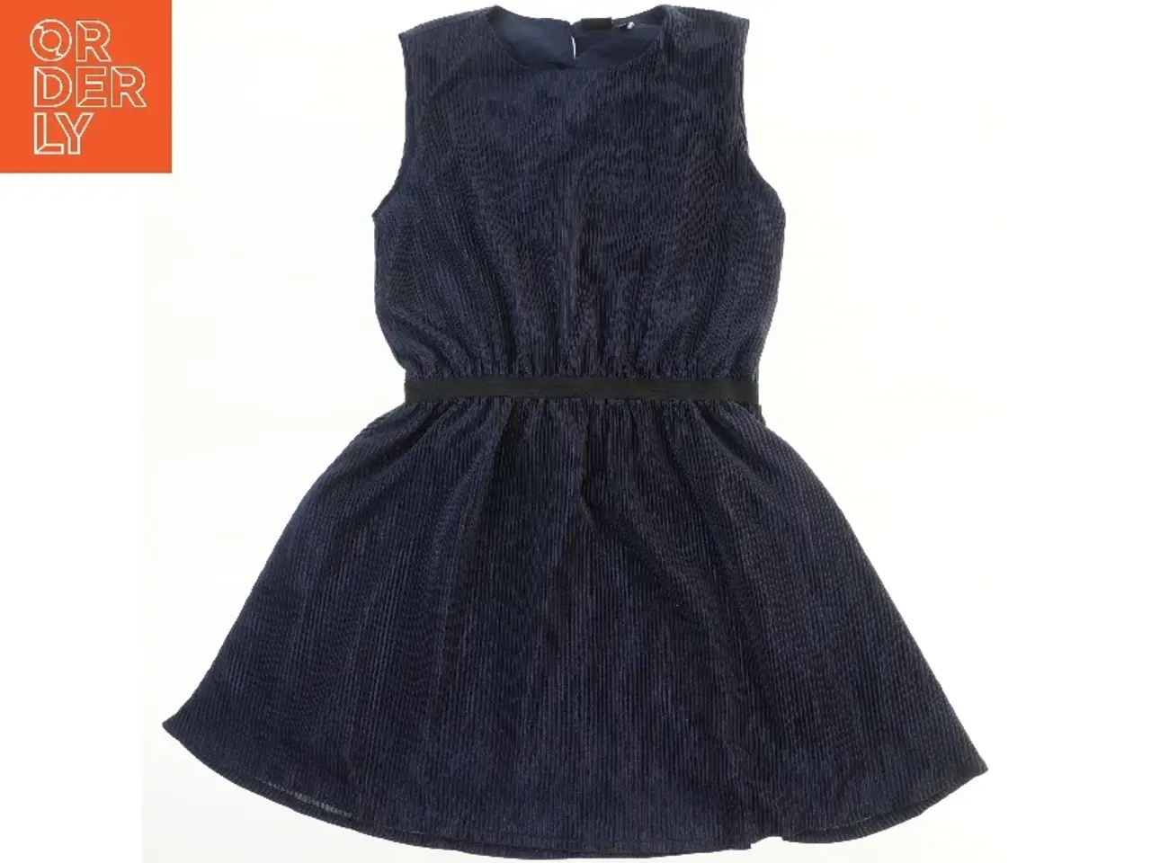 Billede 1 - Mørkeblå kjole med elastikbånd fra LMTD (str. 158)