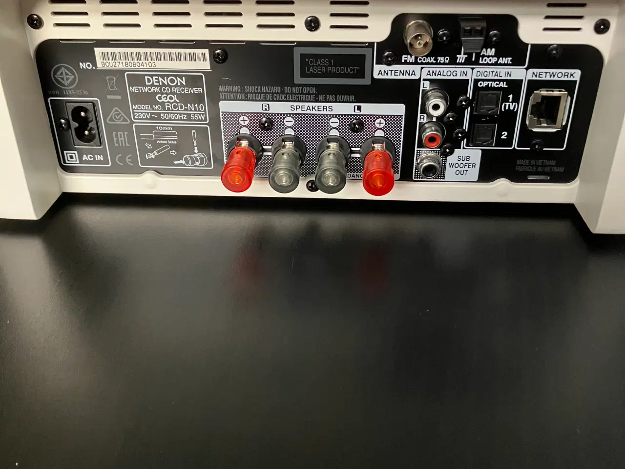 Billede 2 - super fedt mini anlæg denon ceol rcd n 10 med cd