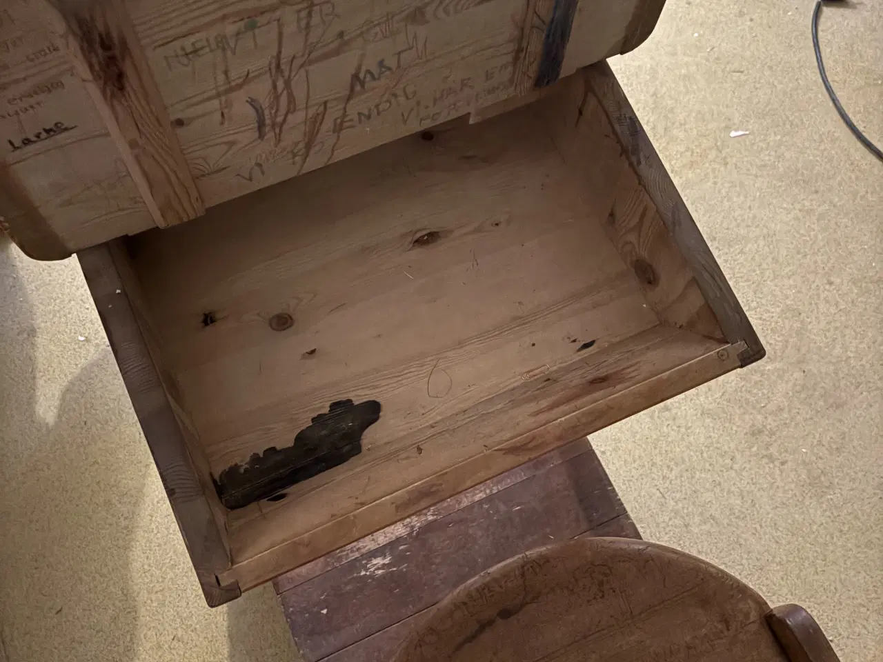Billede 3 - Gammeldags skolepult
