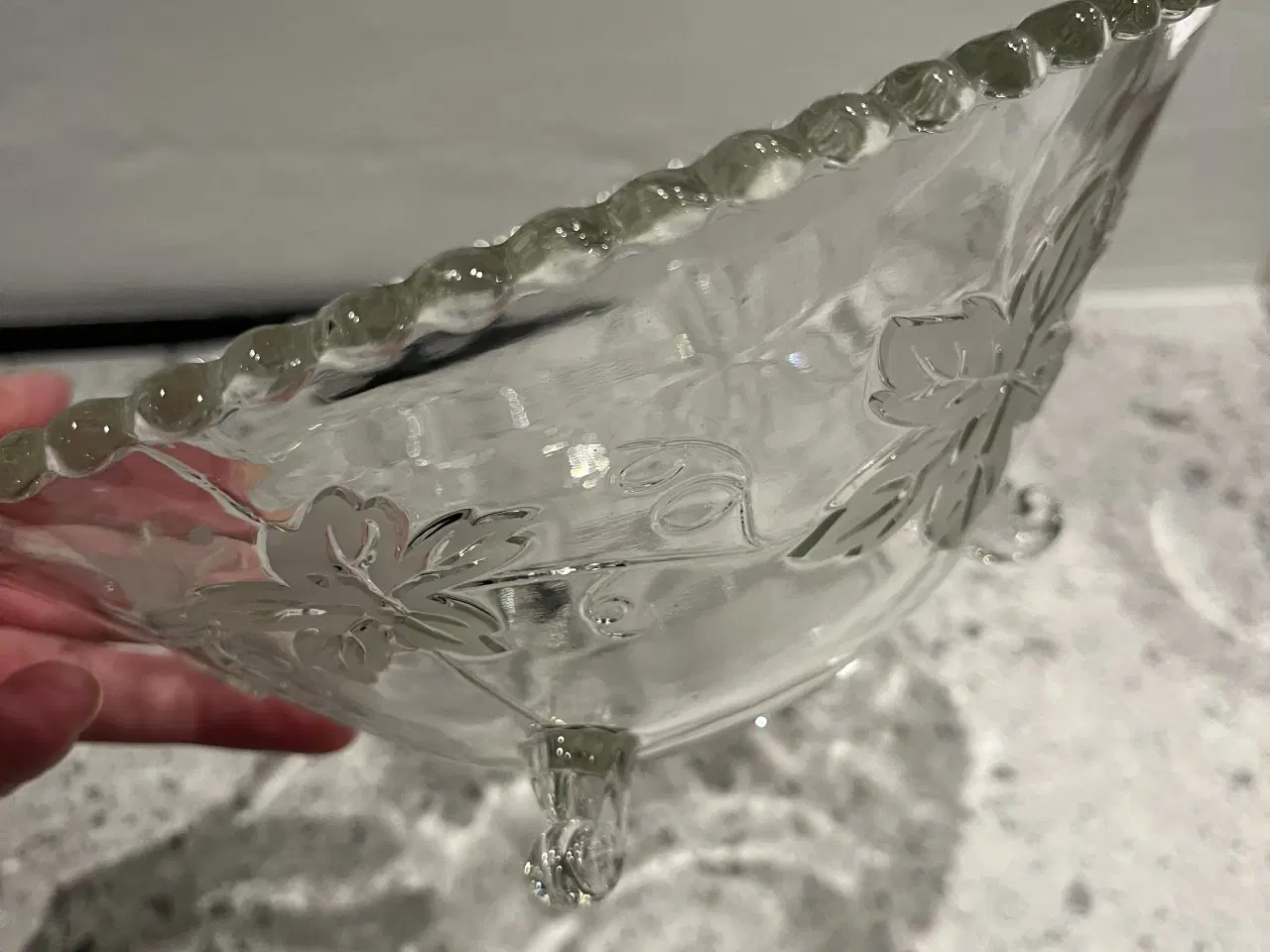 Billede 5 - Glasskål på fødder