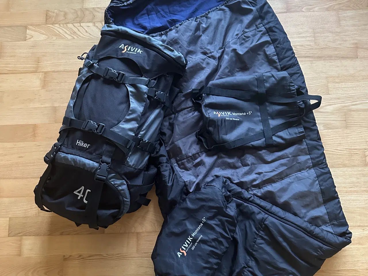 Billede 2 - Asivik Hiker40 rygtaske og Asivik Montana sovepose
