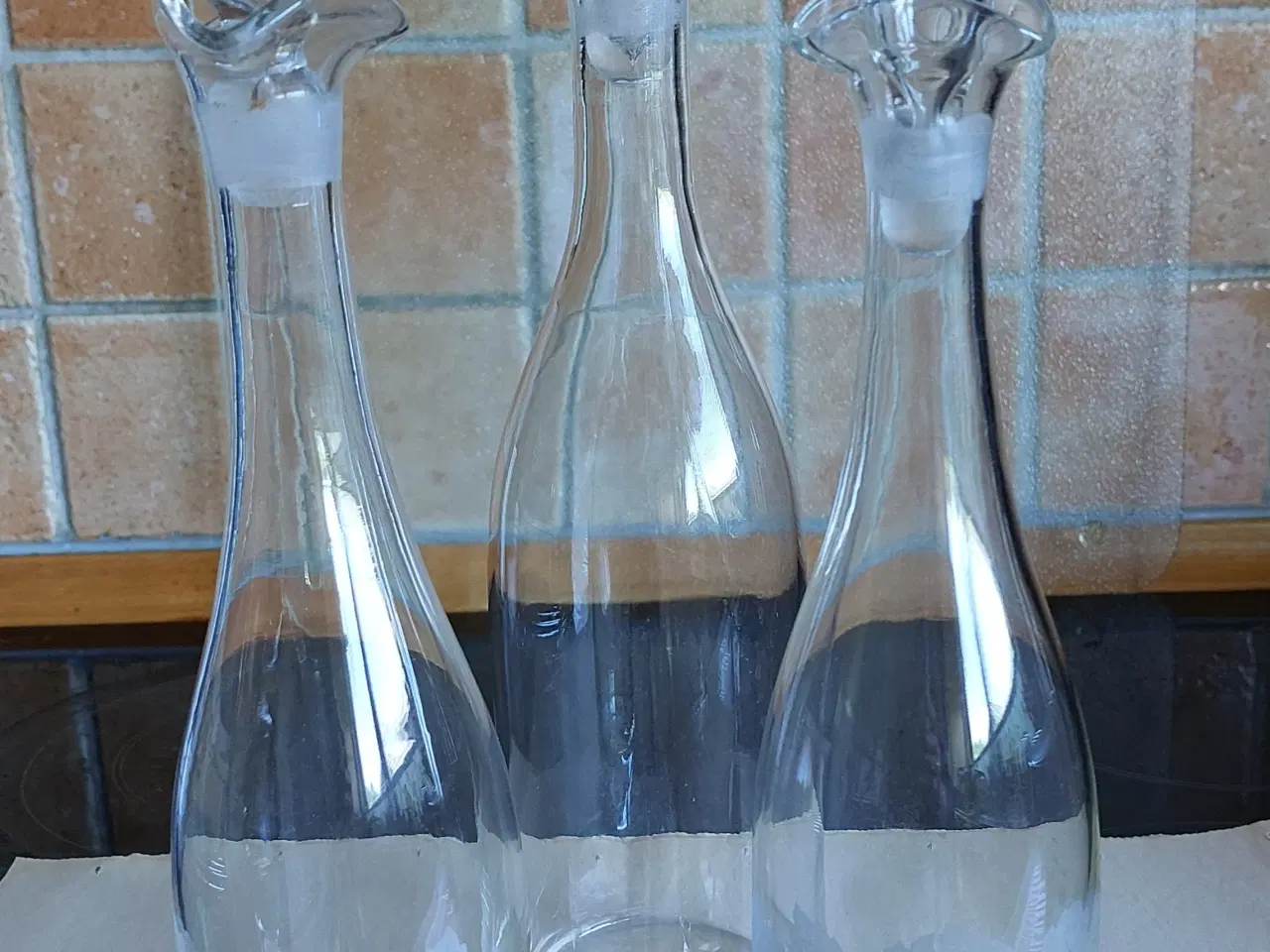 Billede 3 - 3 ANTIKKE KARAFLER - ca: år 1910 - samlet pris !!