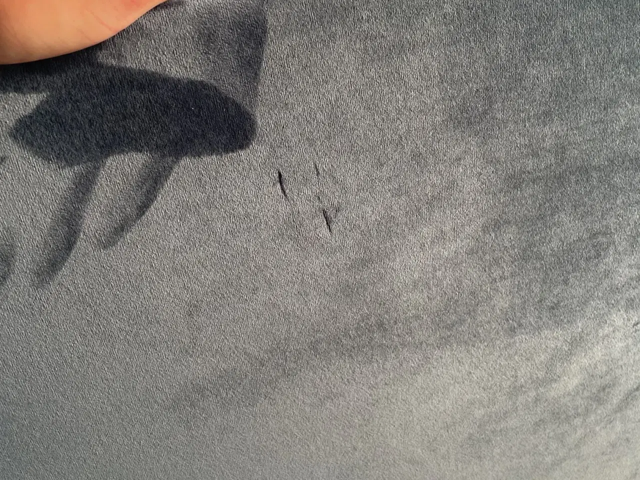 Billede 7 - FLYTTESALG/ VELOURSOFA MED CHAISELONG 
