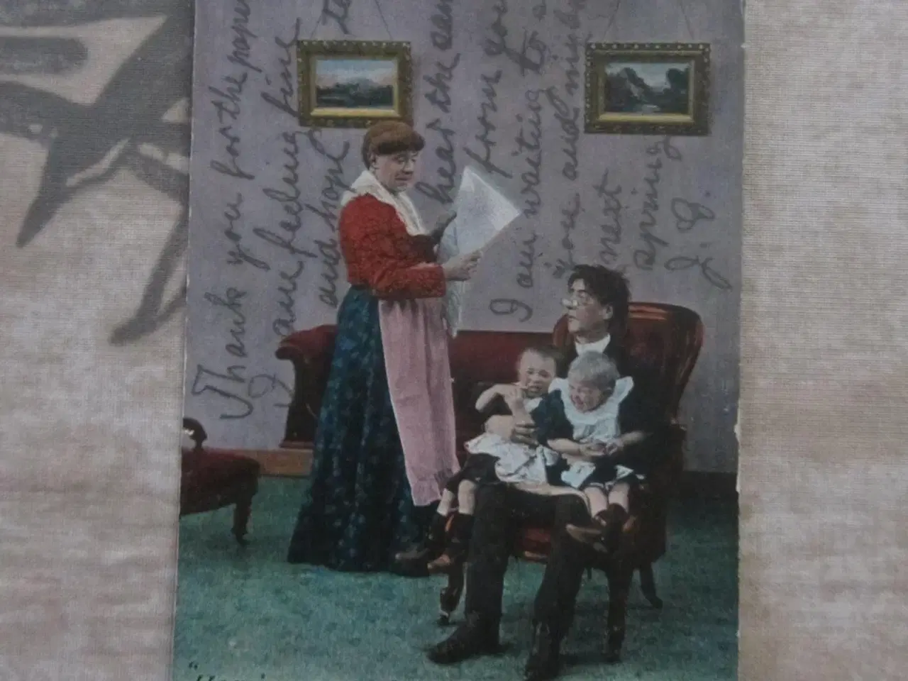 Billede 1 - Gamle postkort
