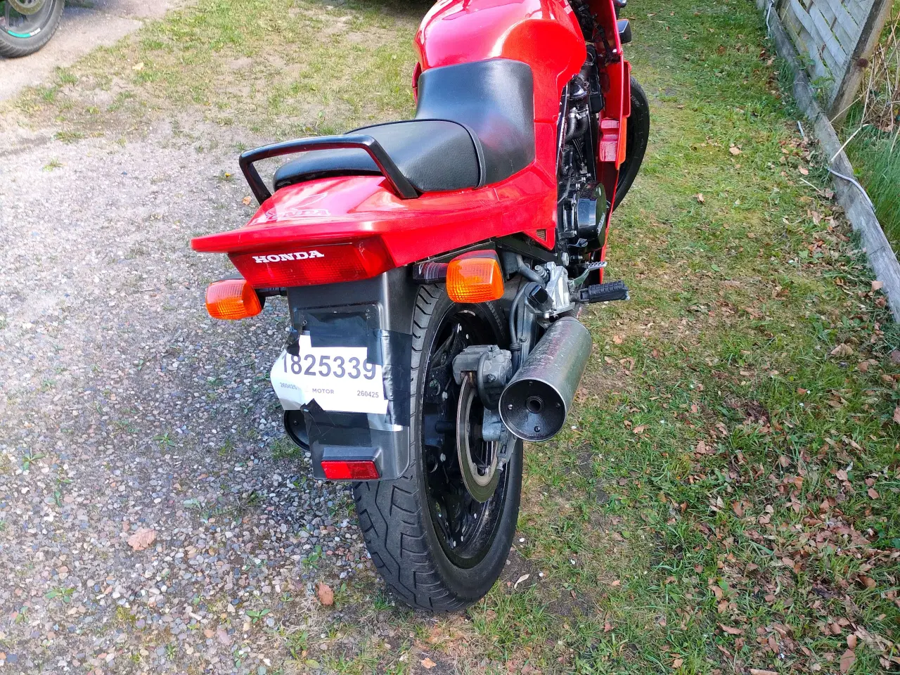 Billede 8 - Honda VF500f, Prøvekørt på prøveplade.