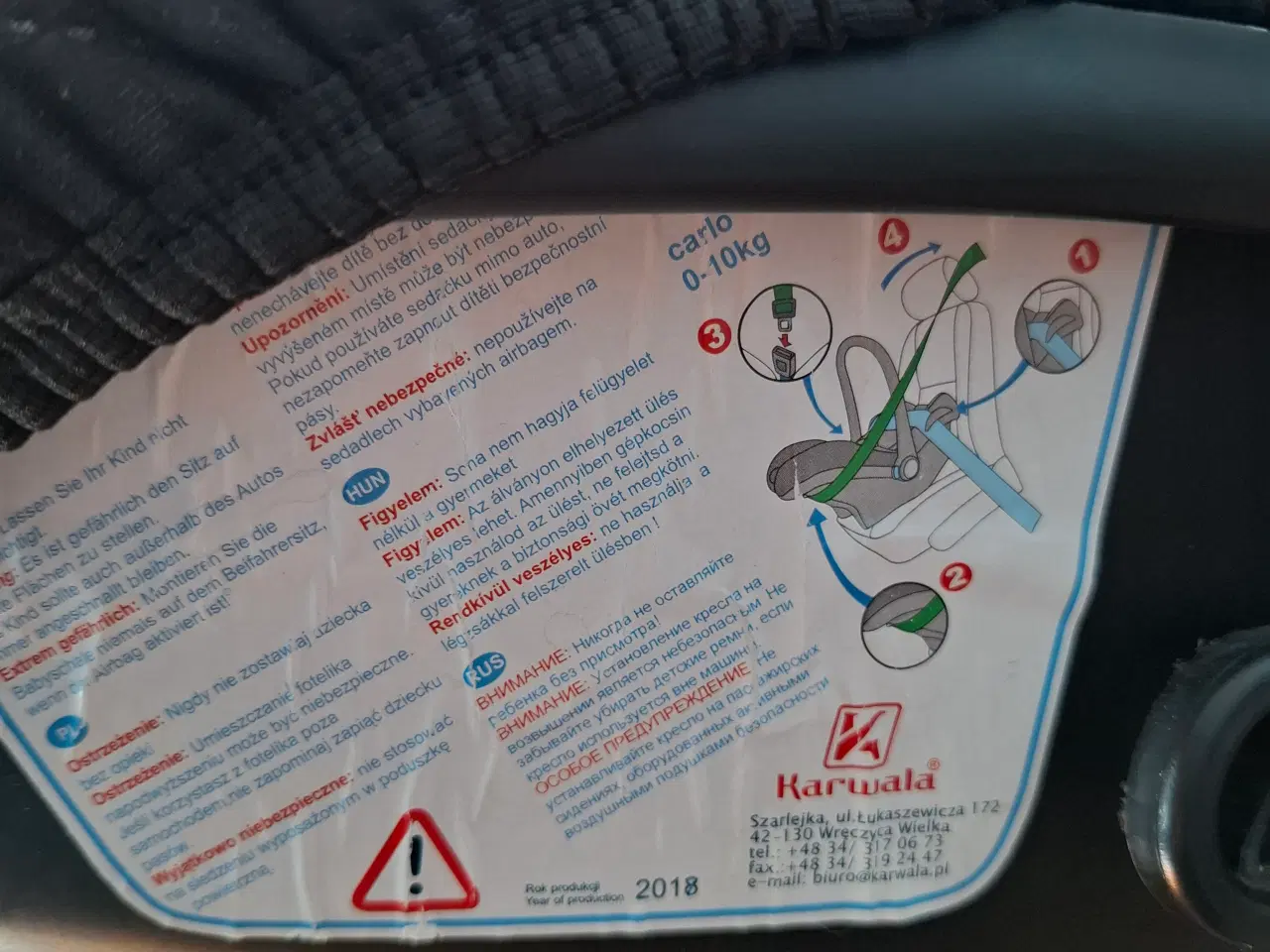 Billede 3 - Autostol til nyfødt