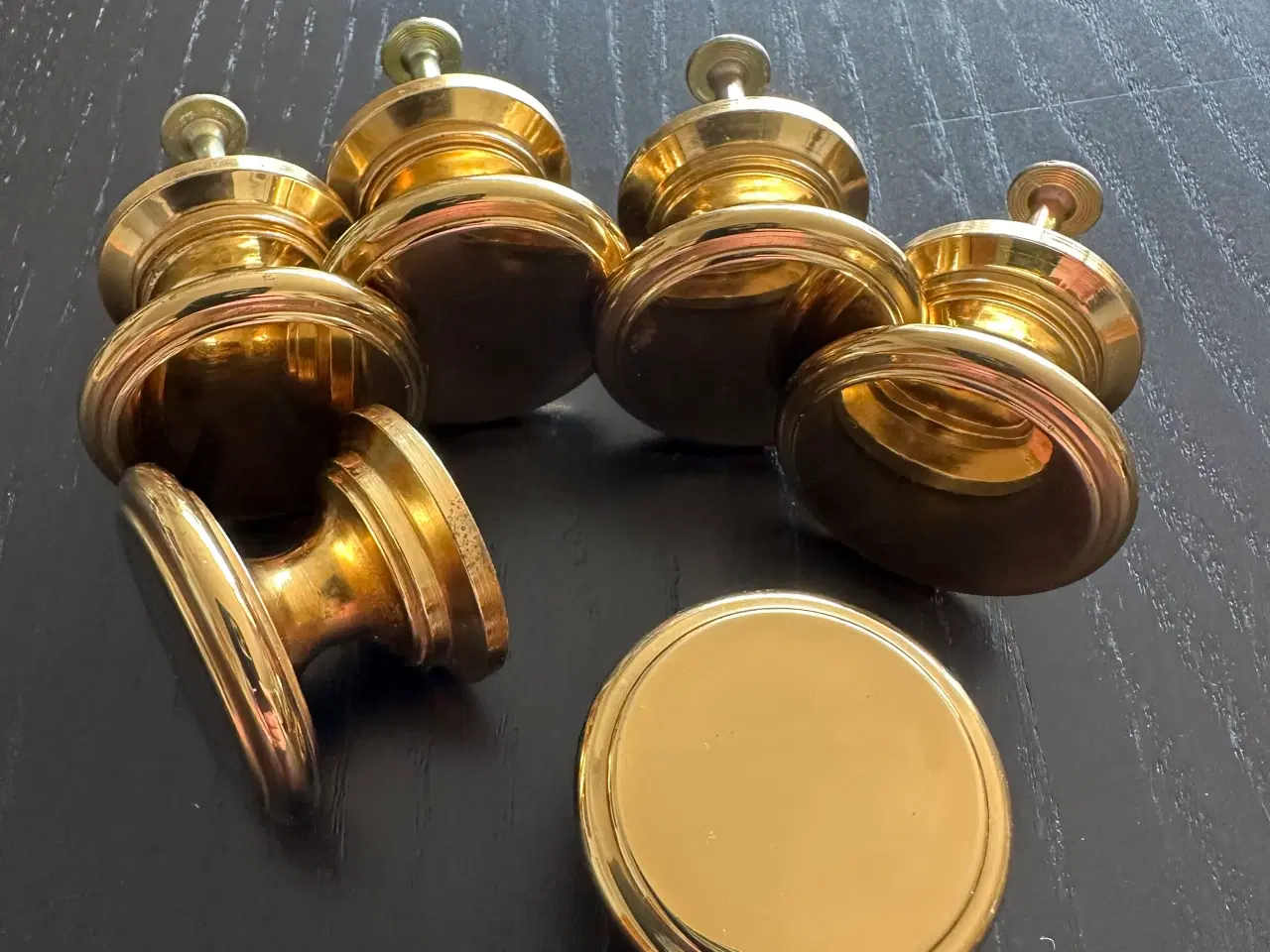 Billede 1 - Dørknopper massiv messing