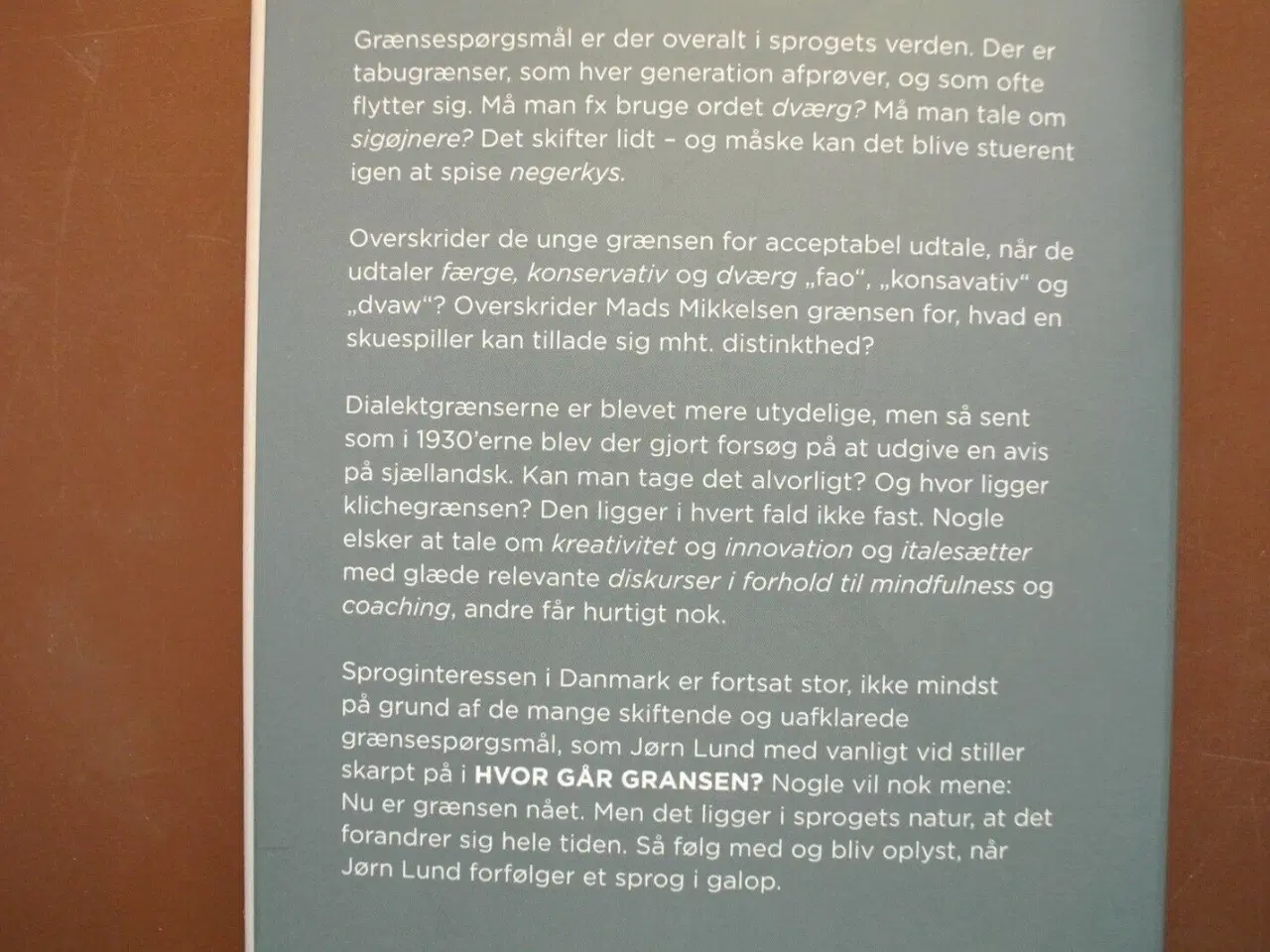 Billede 2 - hvor går gransen - 55 statusopdateringer, af jørn 