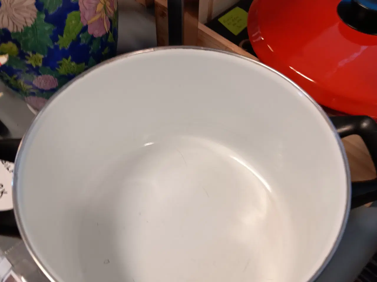 Billede 2 - Retro emaljegryde i rigtig flot stand.