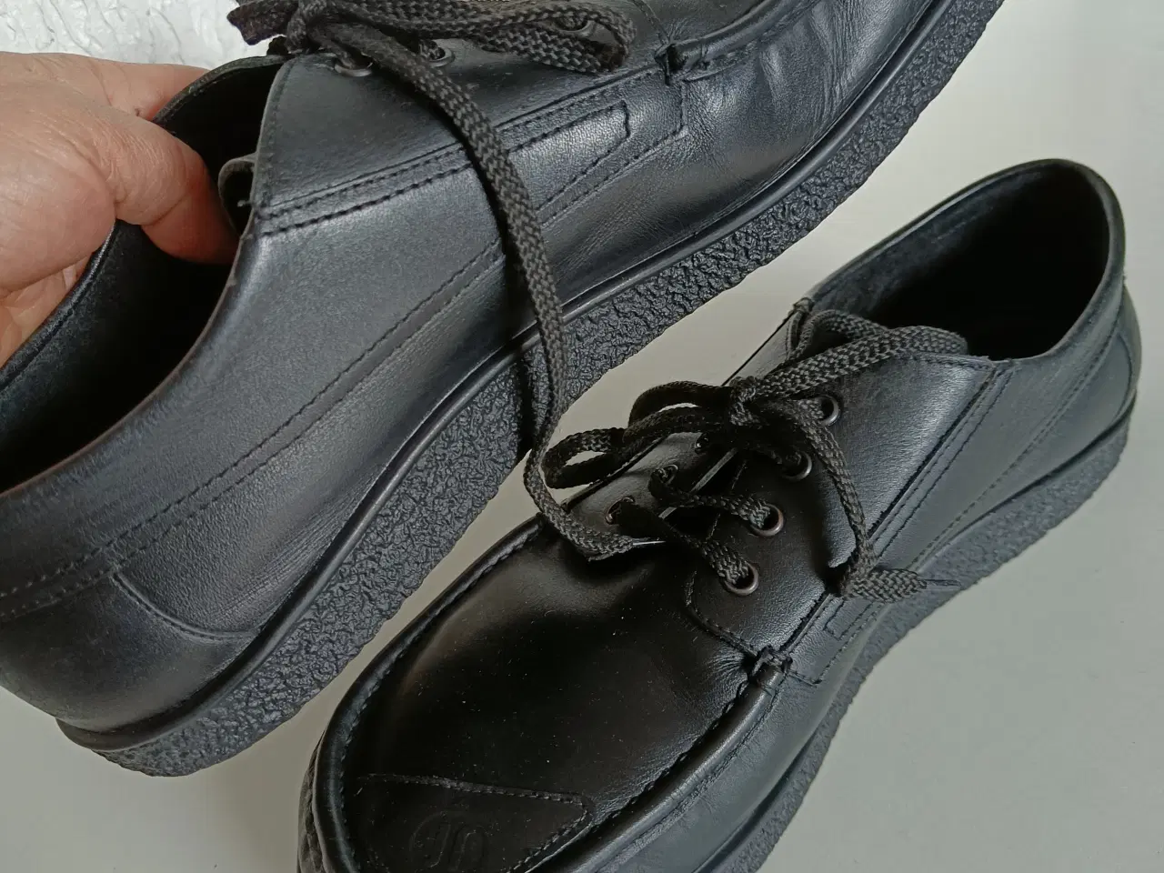 Billede 6 - Jaco sort læder sko 46str 