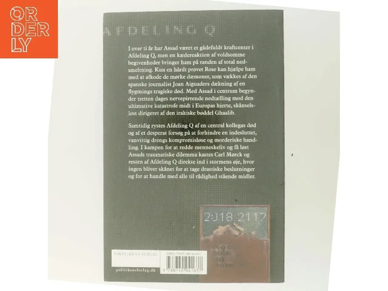 Billede 3 - Afdeling Q - Bind 8 af Jussi Adler-Olsen (Bog)