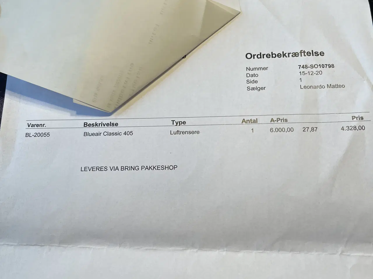 Billede 2 - Luftrenser