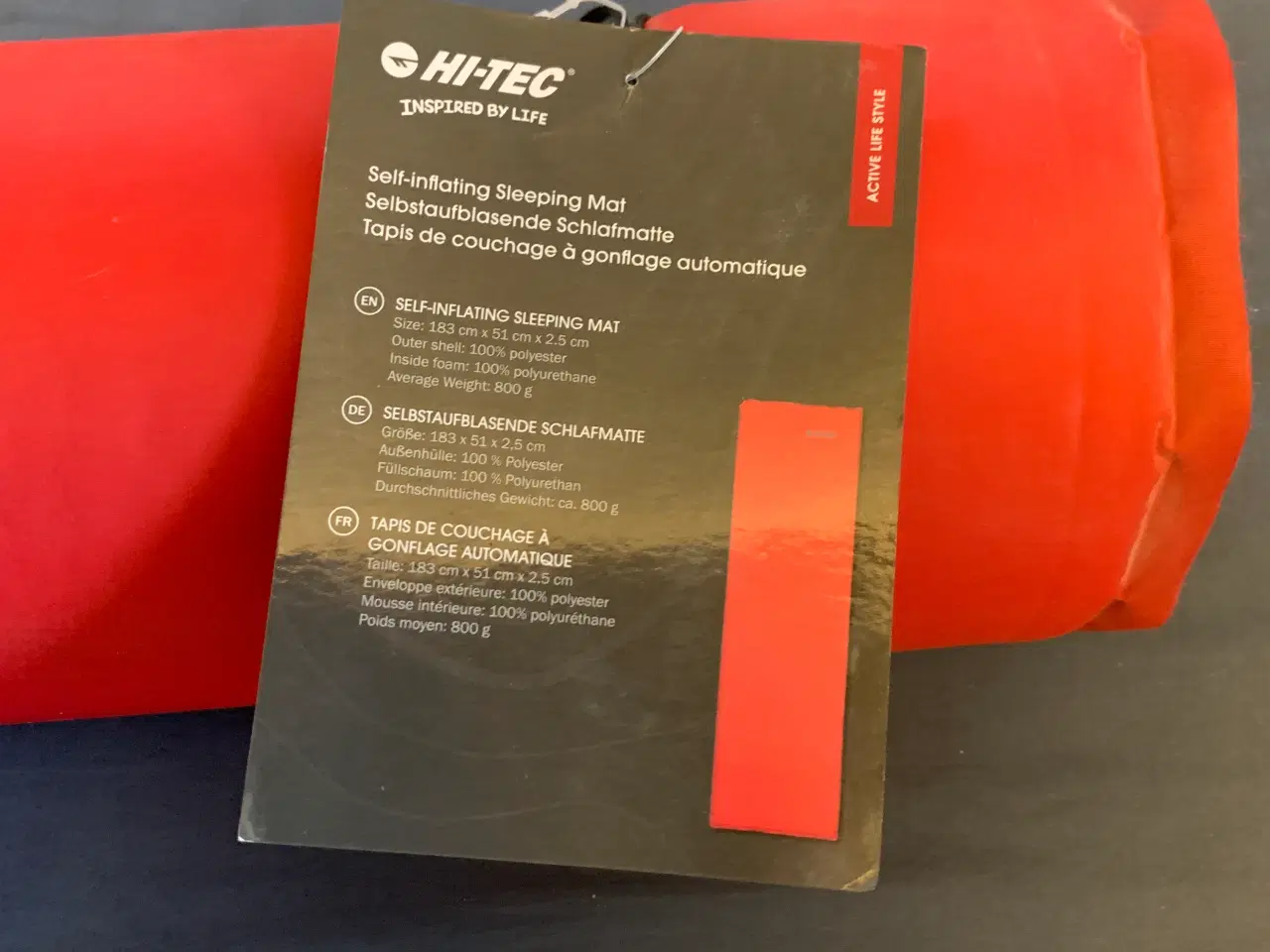 Billede 1 - 4 stk. nye selvoppustelige liggeunderlag