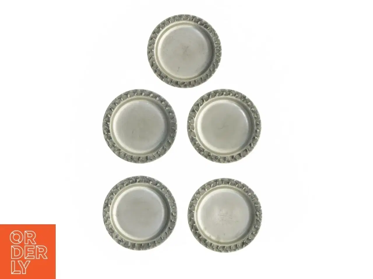 Billede 3 - Tin glas brik bakker (str. Ø 7 cm)