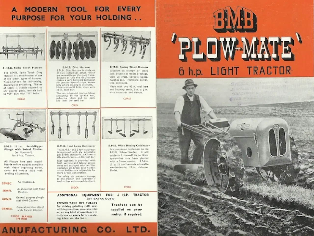 Billede 13 - BMB Plowmate 2-hjulstraktor, veterantraktor