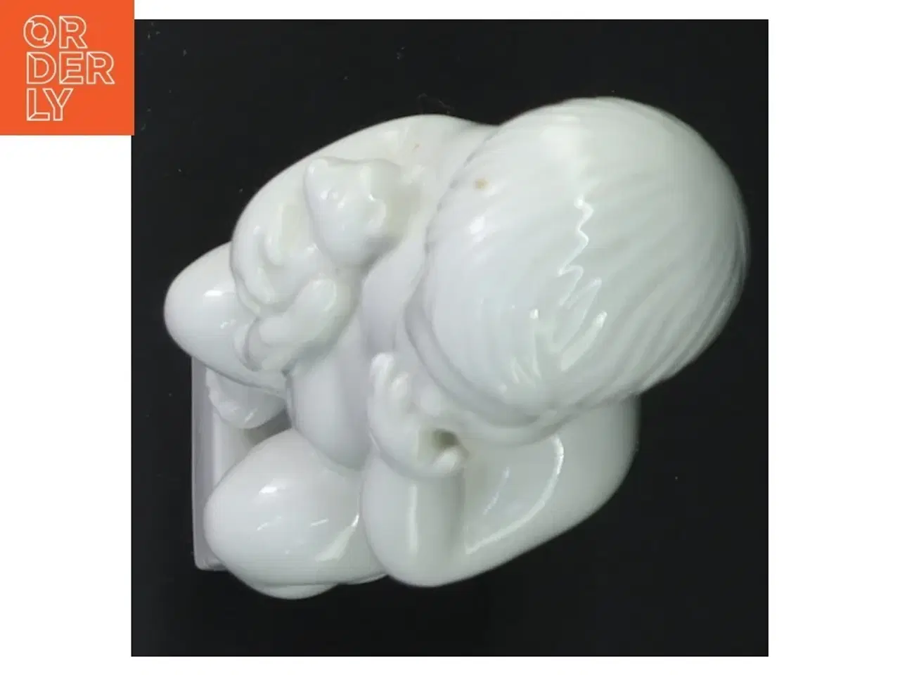 Billede 4 - Hvid keramisk figur fra B&G Copenhagen (str. 18 cm)