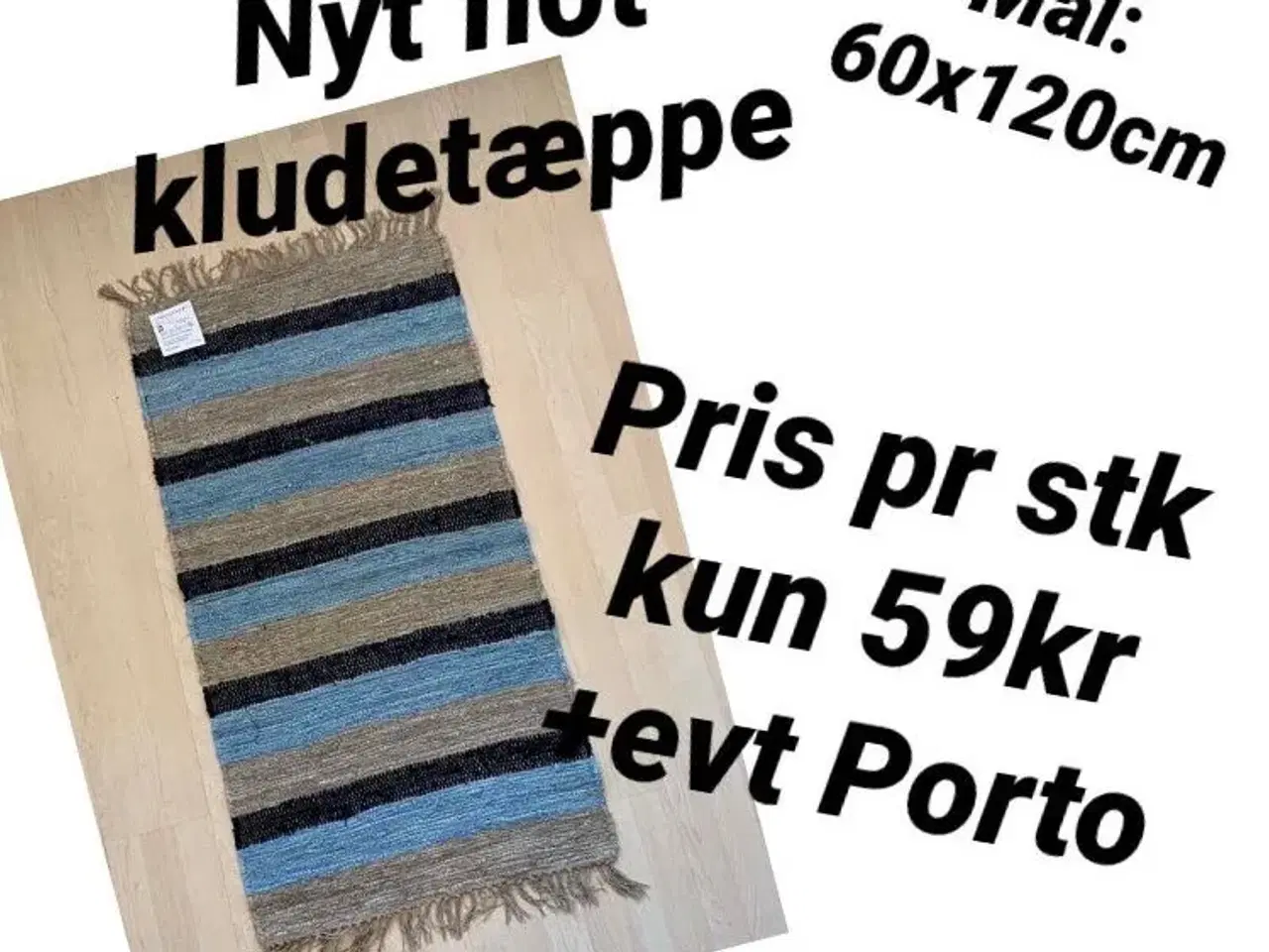 Billede 1 - Nyt billigt kludetæppe