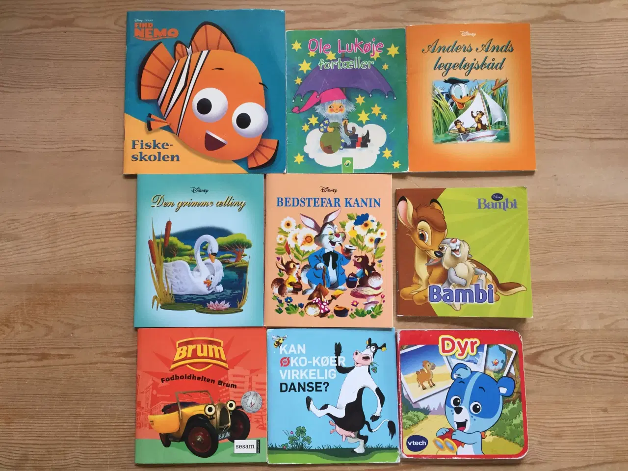 Billede 1 - 8 x 9 børnebøger, Lilleput, Disney m.fl.