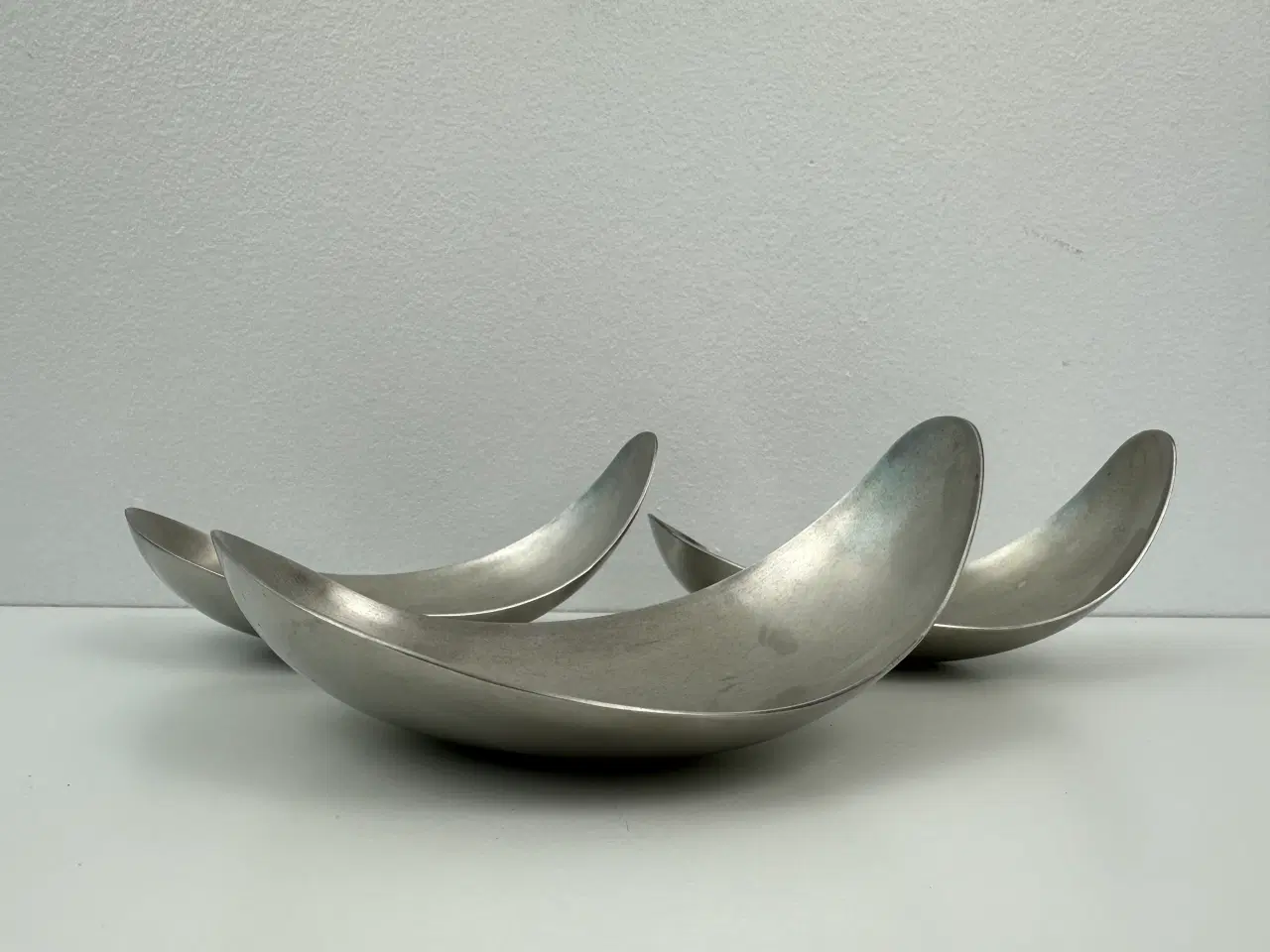 Billede 4 - 3 stk. Georg Jensen 'leaf' skåle