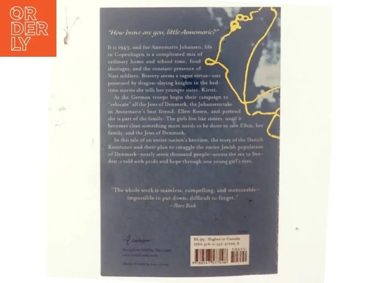 Billede 3 - Number the stars af Lois Lowry (Bog)
