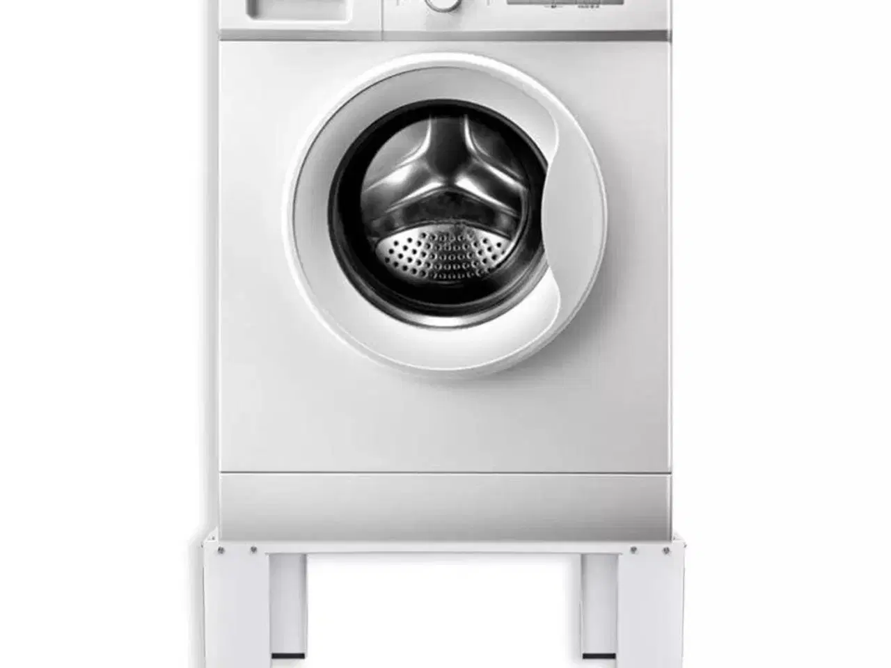 Billede 2 - Sokkel til vaskemaskine hvid