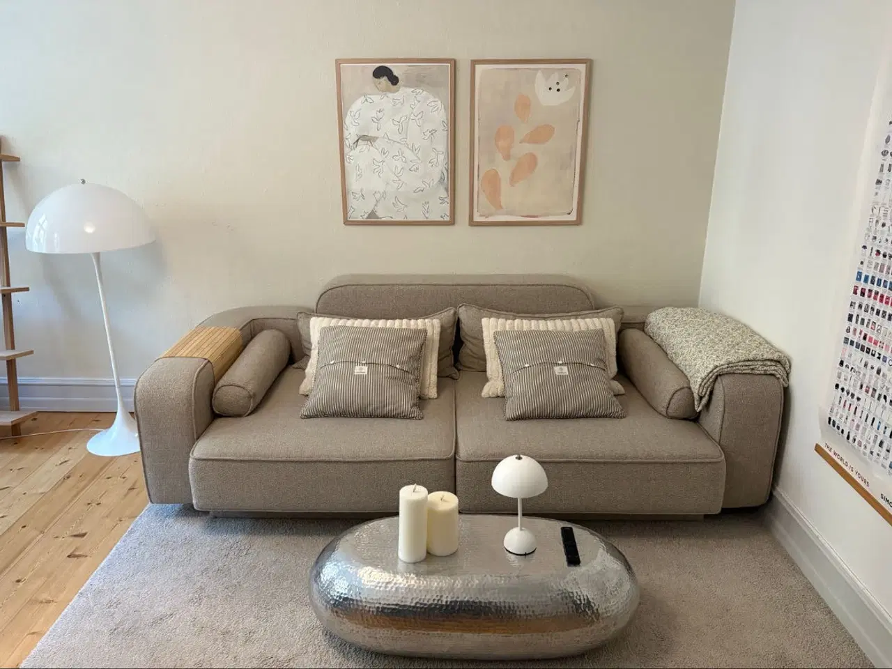 Billede 1 - Formel A – A Sofa 230 cm (bouclé grey)