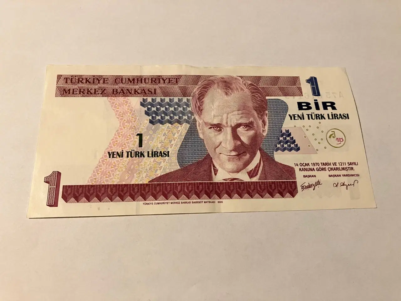 Billede 1 - 1 Lira Turkey 1970