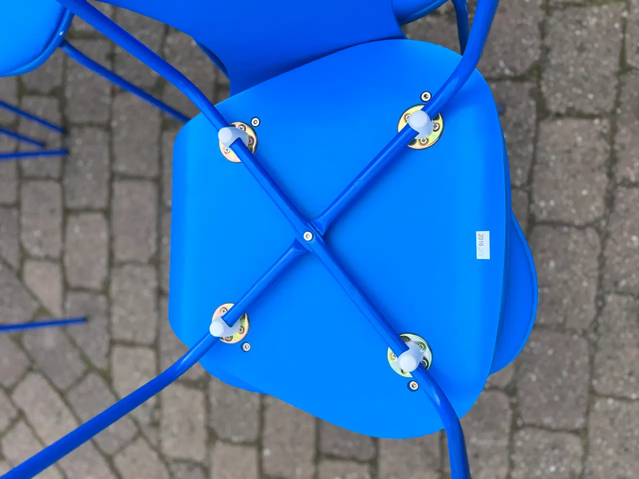 Billede 3 - Lækre spisebords stole i blå