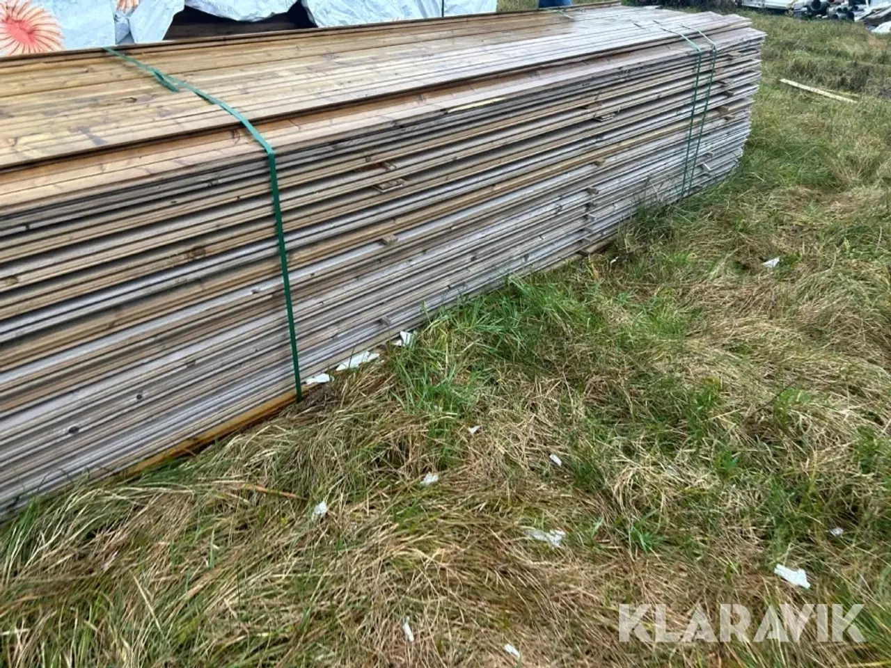 Billede 2 - Klinkbeklædning Pro Træ Imprægneret gran 1387 løbemeter