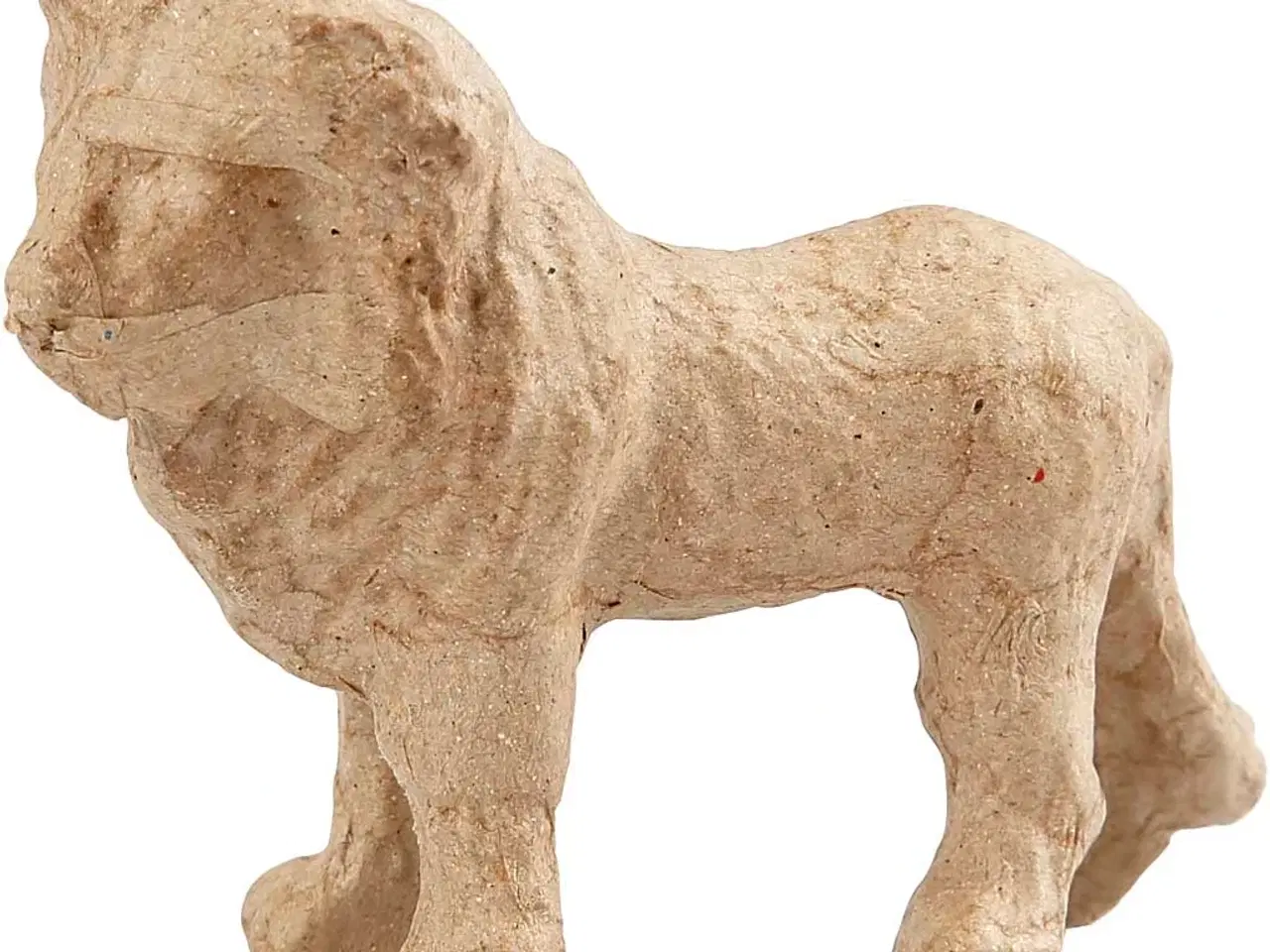 Billede 1 - Dekorativ Løve i Papmaché - 9x13 cm