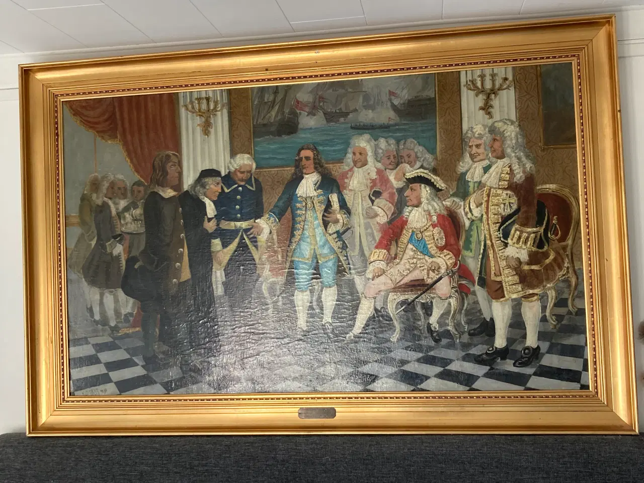 Billede 1 - Stort Tordenskjold Maleri
