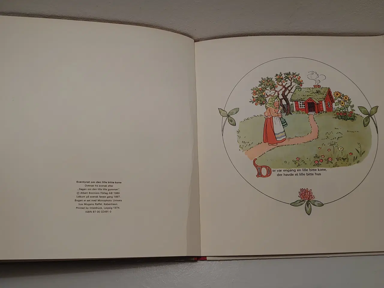 Billede 4 - Elsa Beskow:Eventyret om den lille bitte kone.1974