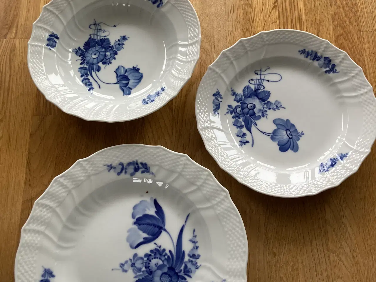 Billede 4 - Blå blomst porcelæn