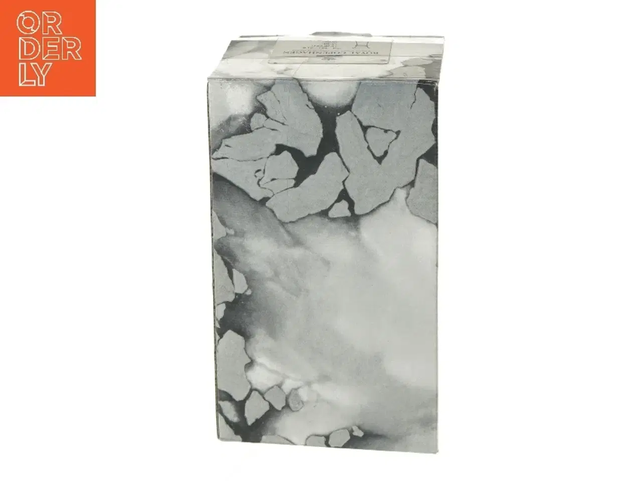 Billede 5 - Blå glasvase fra Royal Copenhagen fra Royal Copenhagen (str. 16,5 cm)