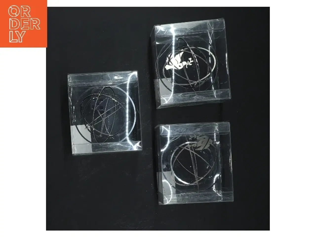 Billede 3 - Metal julepynt i pakke fra Det Gamle Apotek (str. 3 styk, ø 9 cm)