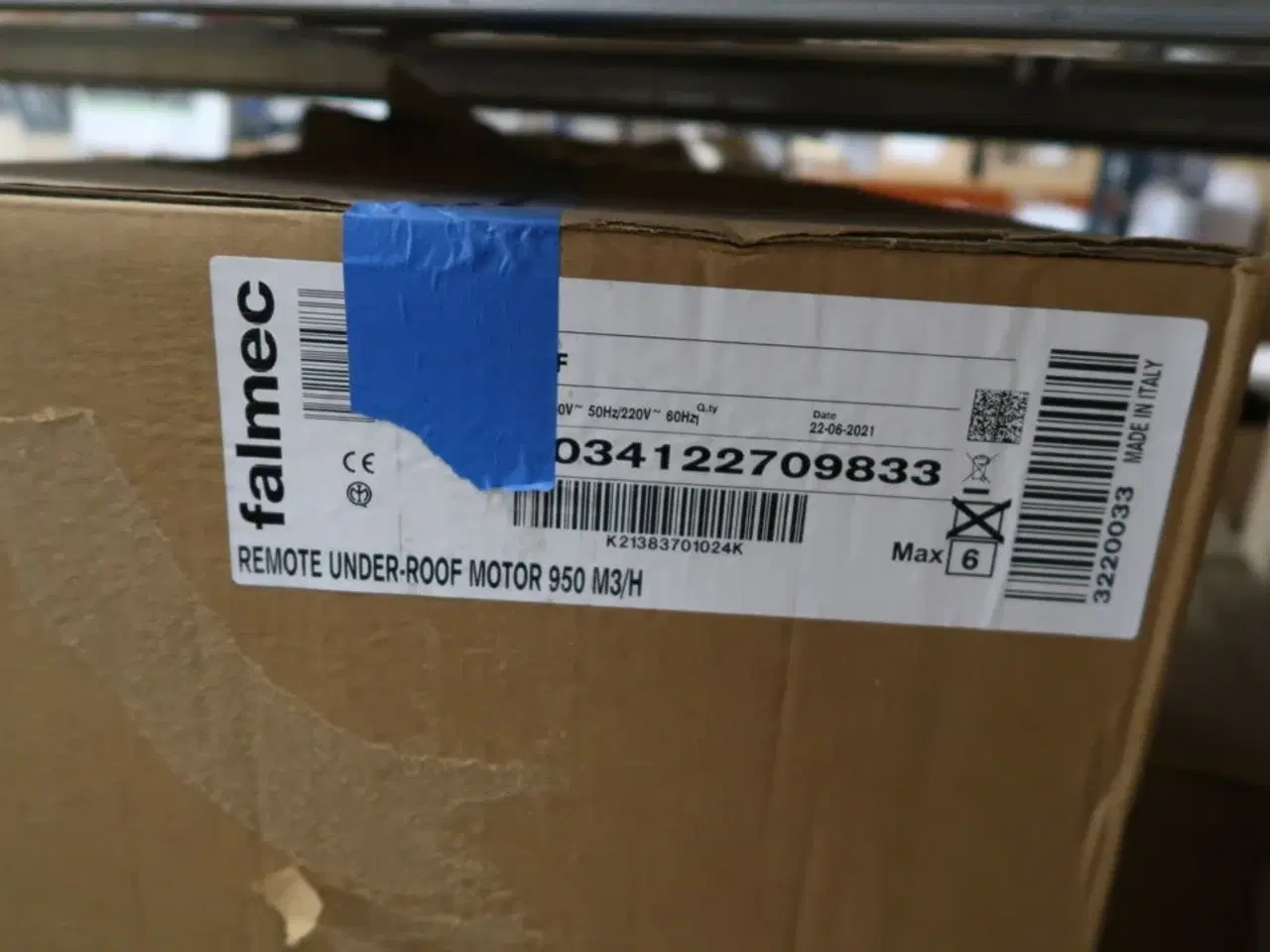 Billede 2 - Ekstern motor FALMEC 950 M3/H