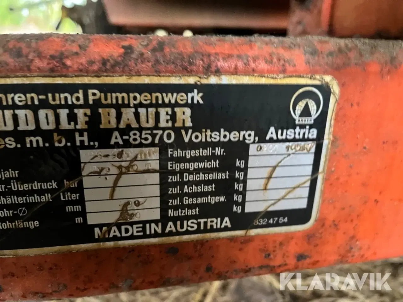 Billede 8 - Vandingsmaskine Bauer Rainstar 90-300