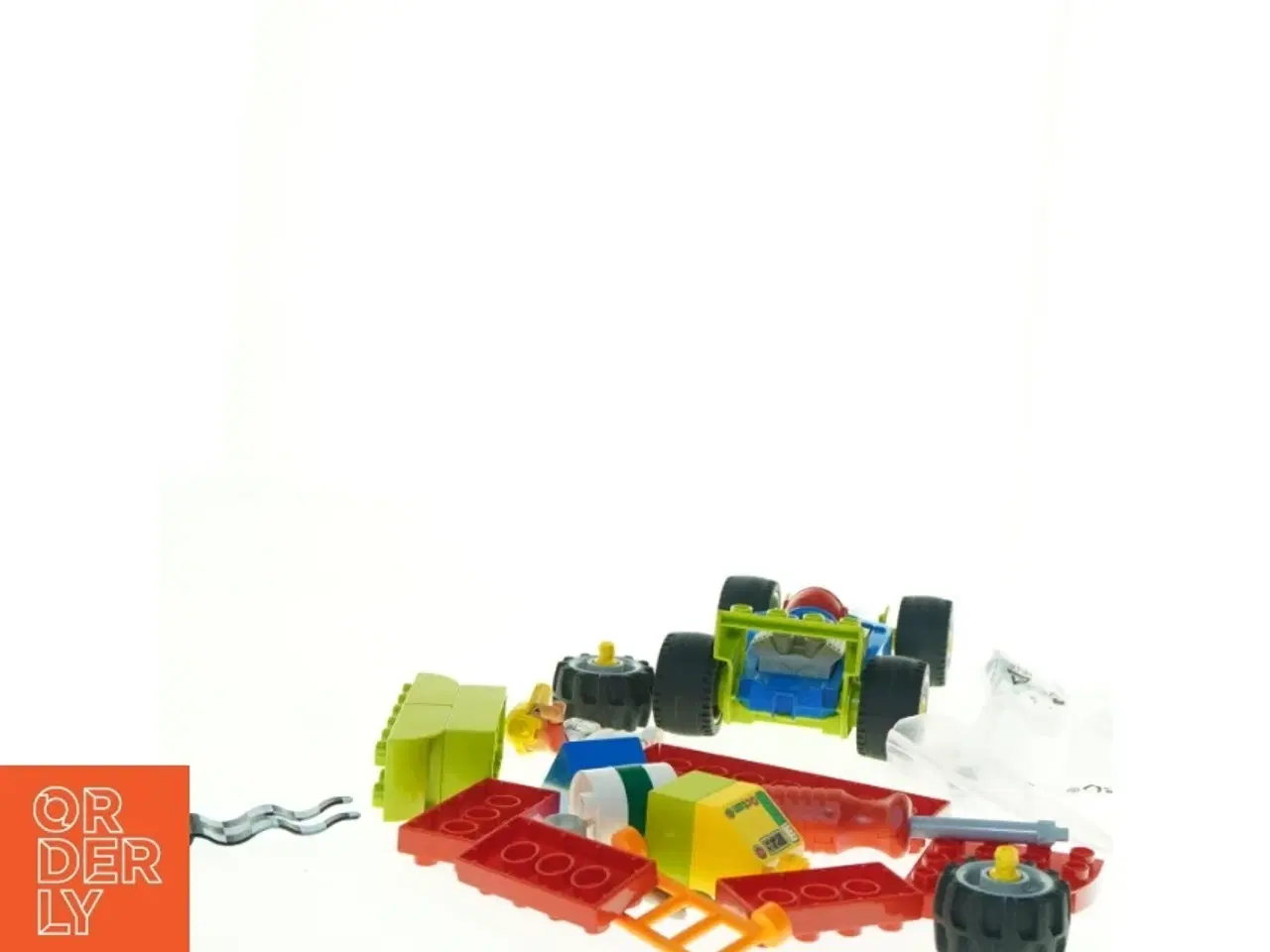 Billede 2 - LEGO Duplo Racerbil og Figur fra LEGO (str. Bil 20 cm)