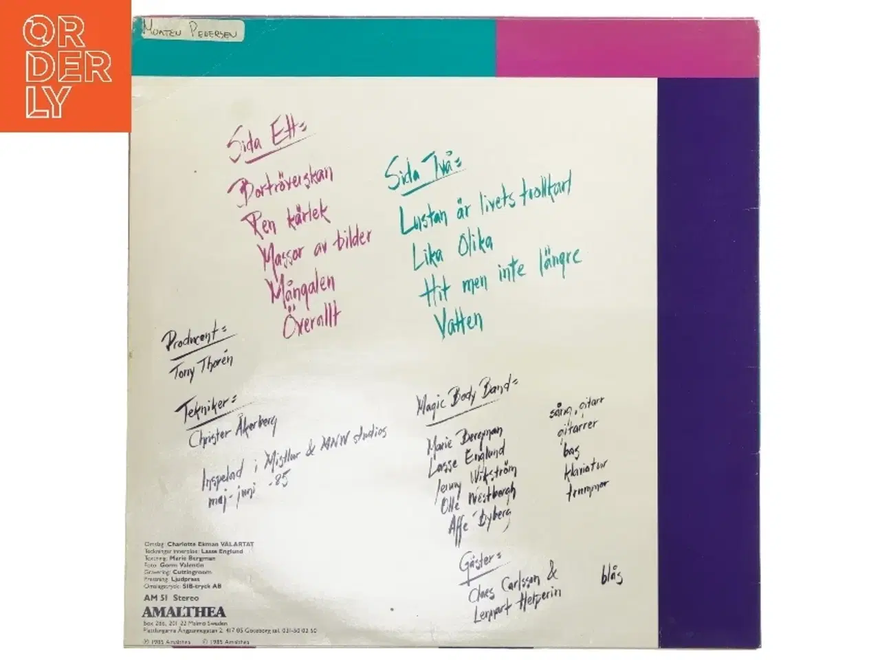 Billede 2 - Marie Bergman & Magic Body Band - Mångalen LP