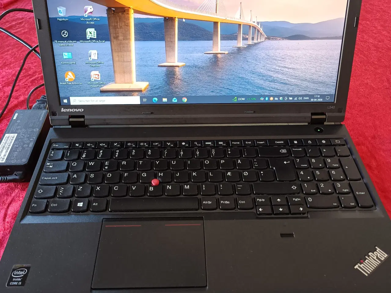 Billede 1 - Lenovo Thinkpad L540 i5 2.60Ghz 8/700