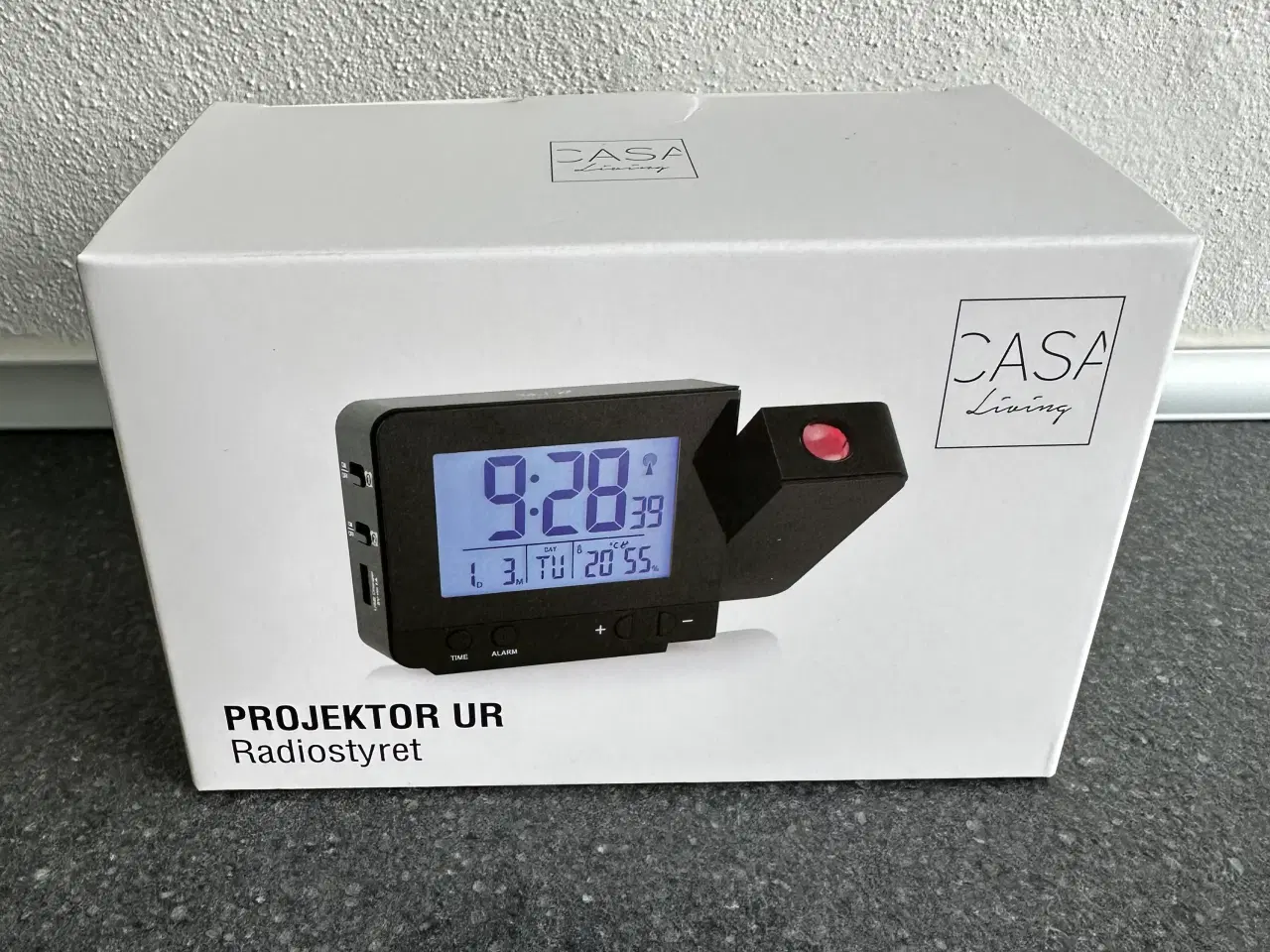 Billede 1 - Radiostyret vækkeur med projektor