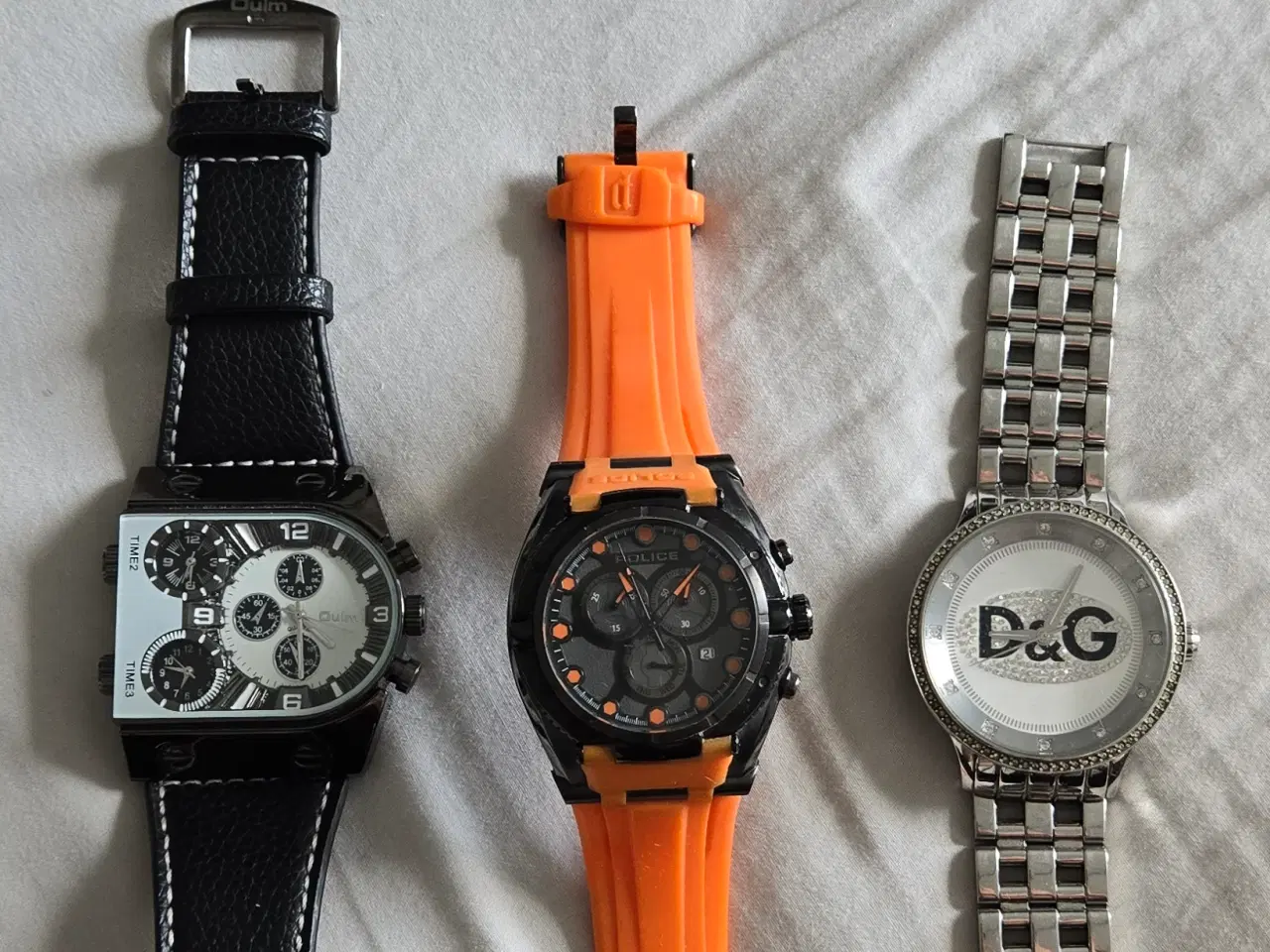 Billede 1 - Fine ure fra D&G, Police og Oulm