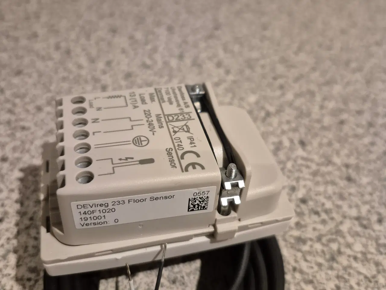 Billede 4 - Devi 233 gulvvarme termostat med føler
